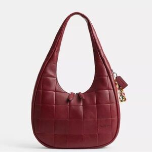 Coach Burgundy Alter/Ego Crescent Shoulder Bag